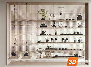 Tea Set 3D Model